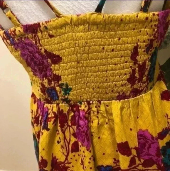 Free People The Perfect Floral Fit and Flare Mini Size XS Tropical Beachy - Picture 6 of 7